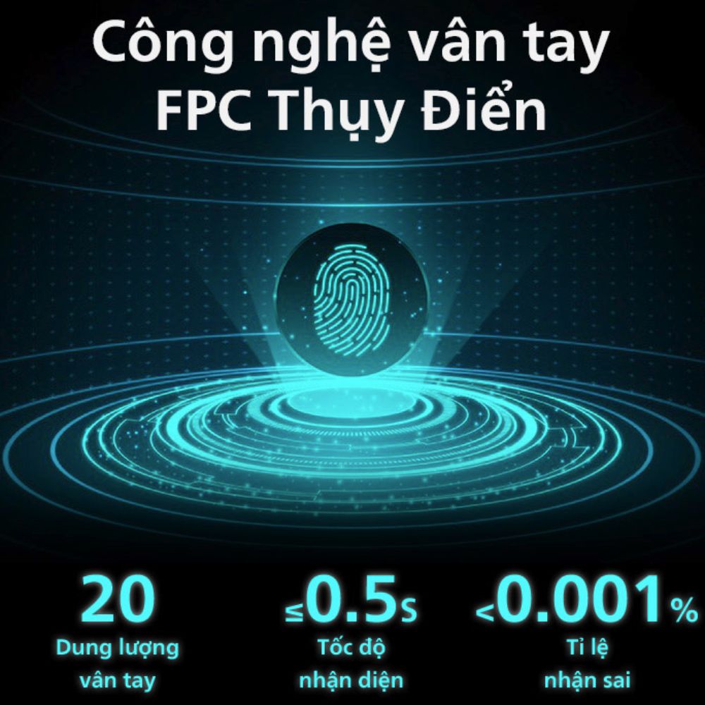 Khóa Vân Tay Phillips DDL609-5HS - Ảnh 3